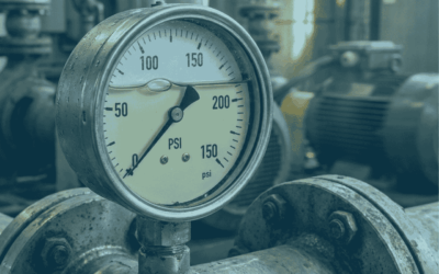 How does vibration cause pressure gauge failure?
